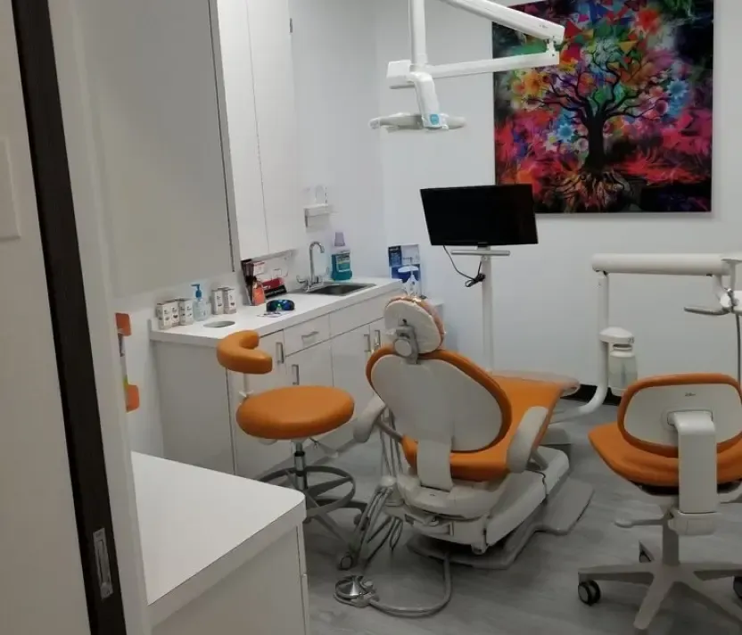 Modern treatment room at Town Center Dental Cedar Park, TX