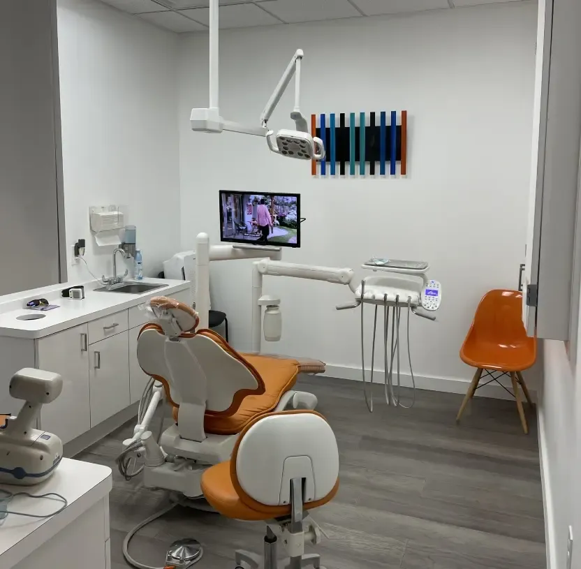 Modern treatment room at our Cedar Park dental office