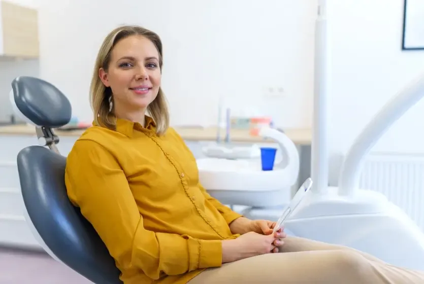 Relaxed patient in the dental chair at a Cedar Park dental office