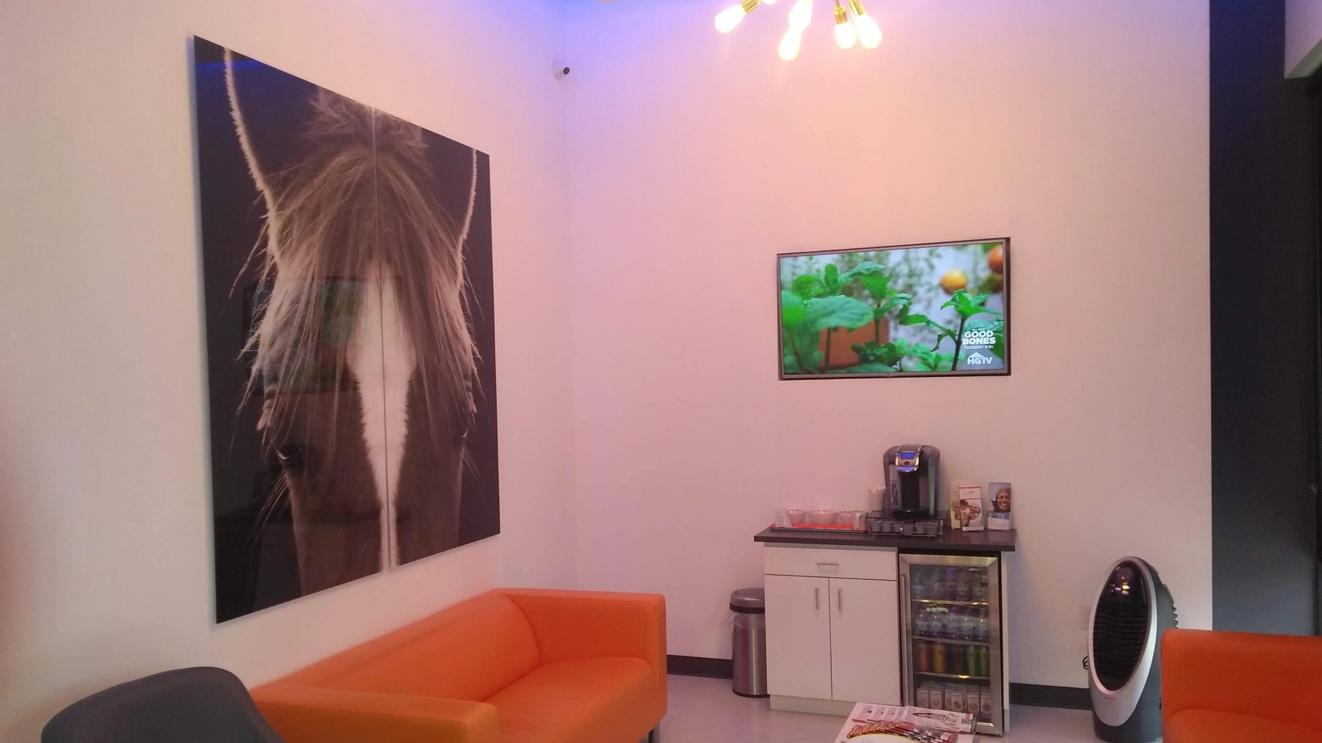 Modern dental office interior